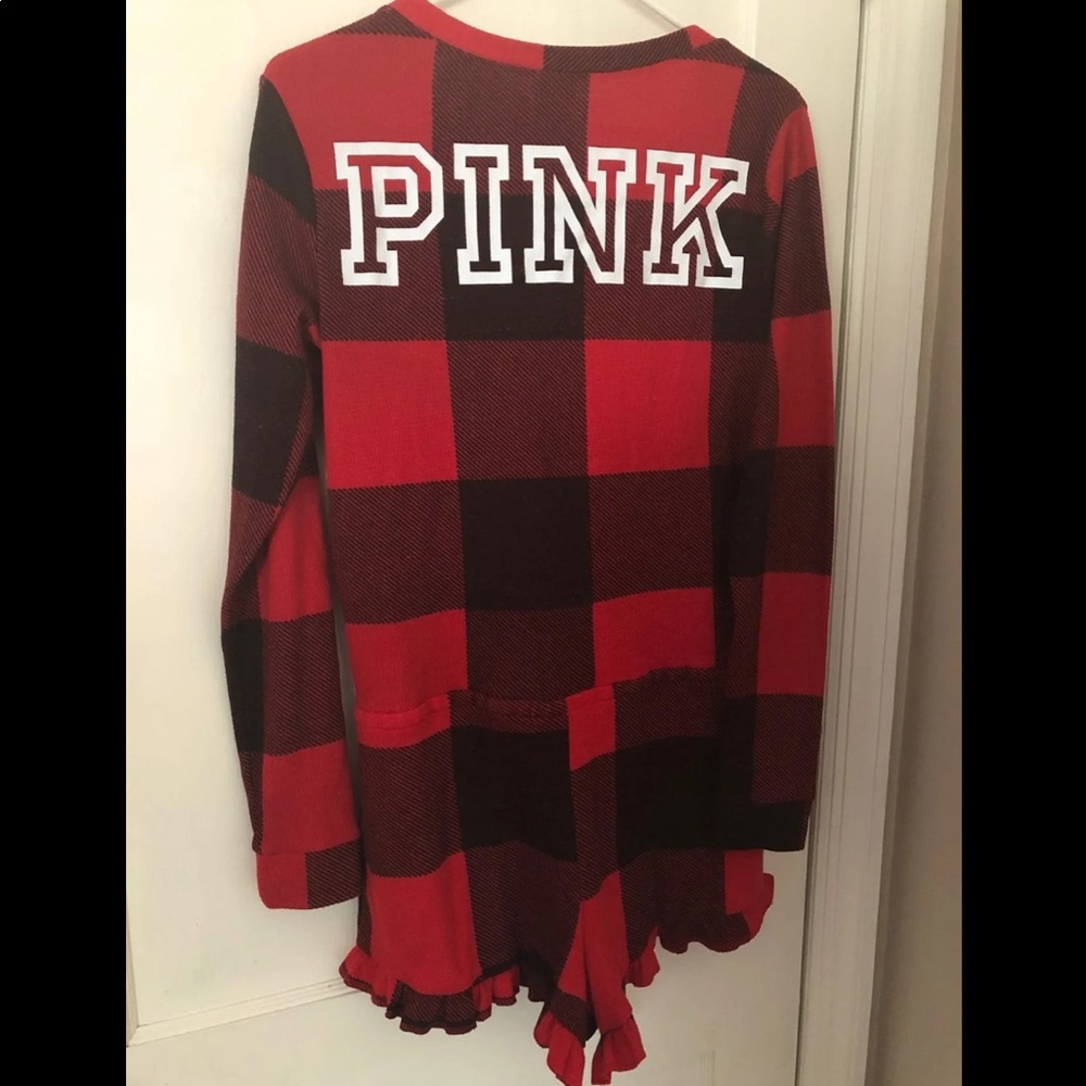VS PINK One-Piece Thermal Pjs❣️🖤